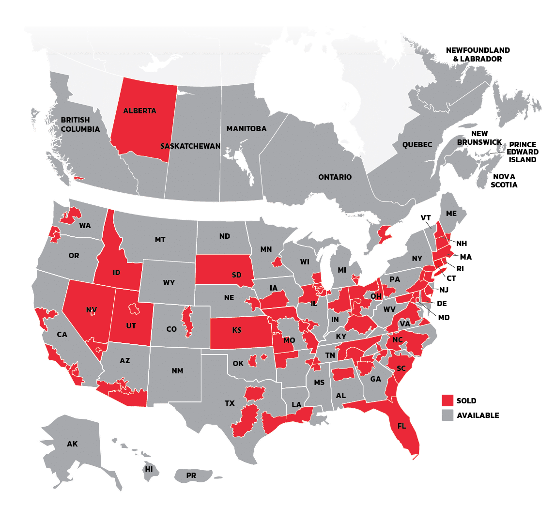 Fran dev map homepage
